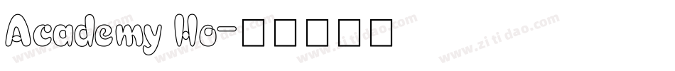 Academy Ho字体转换